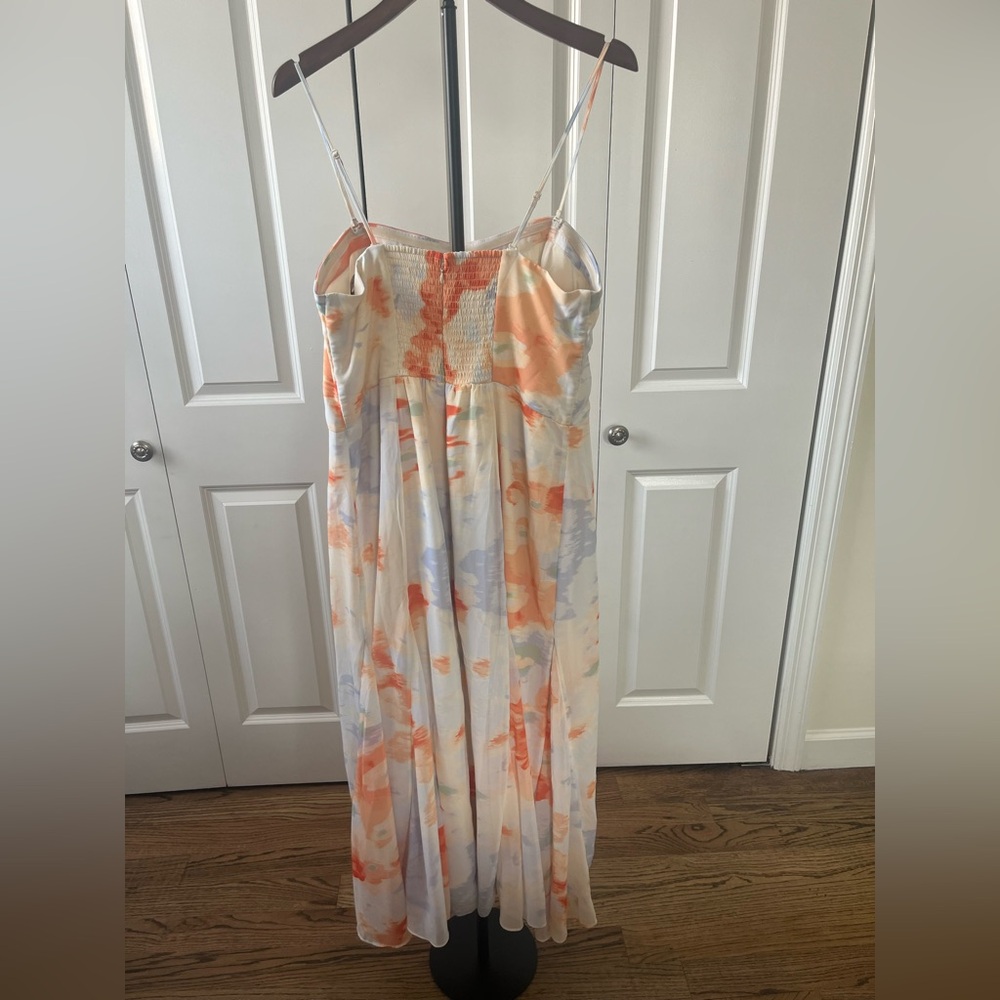 ✨Abercrombie & Fitch Camille Strapless Godet Midi Dress XL✨